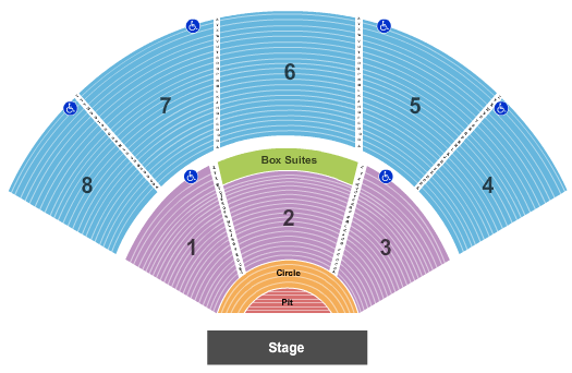 Pacific Amphitheatre Midland Seating Chart